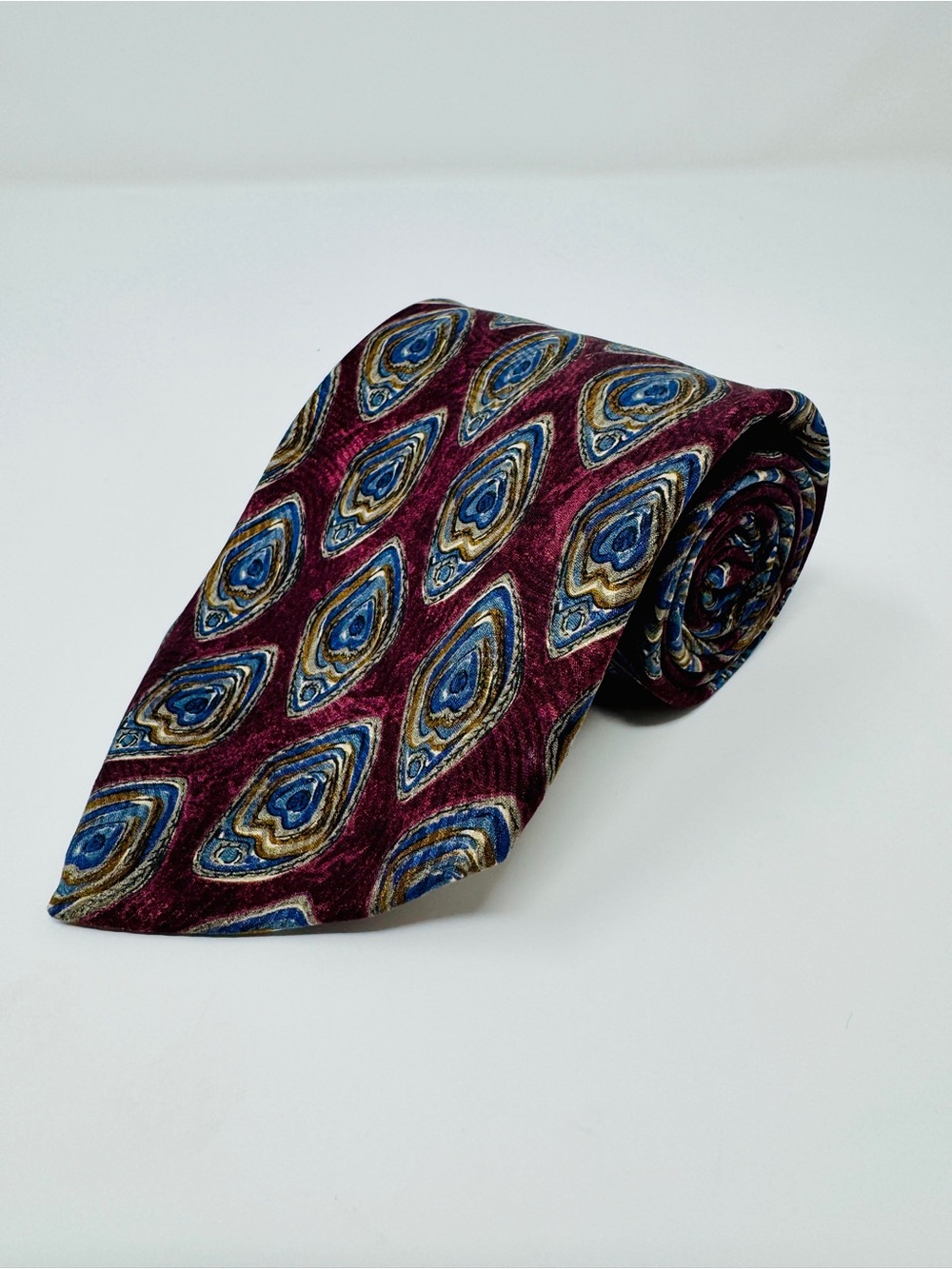 Vintage Britches of Georgetowne Italian Silk Extra Long Tie 62”